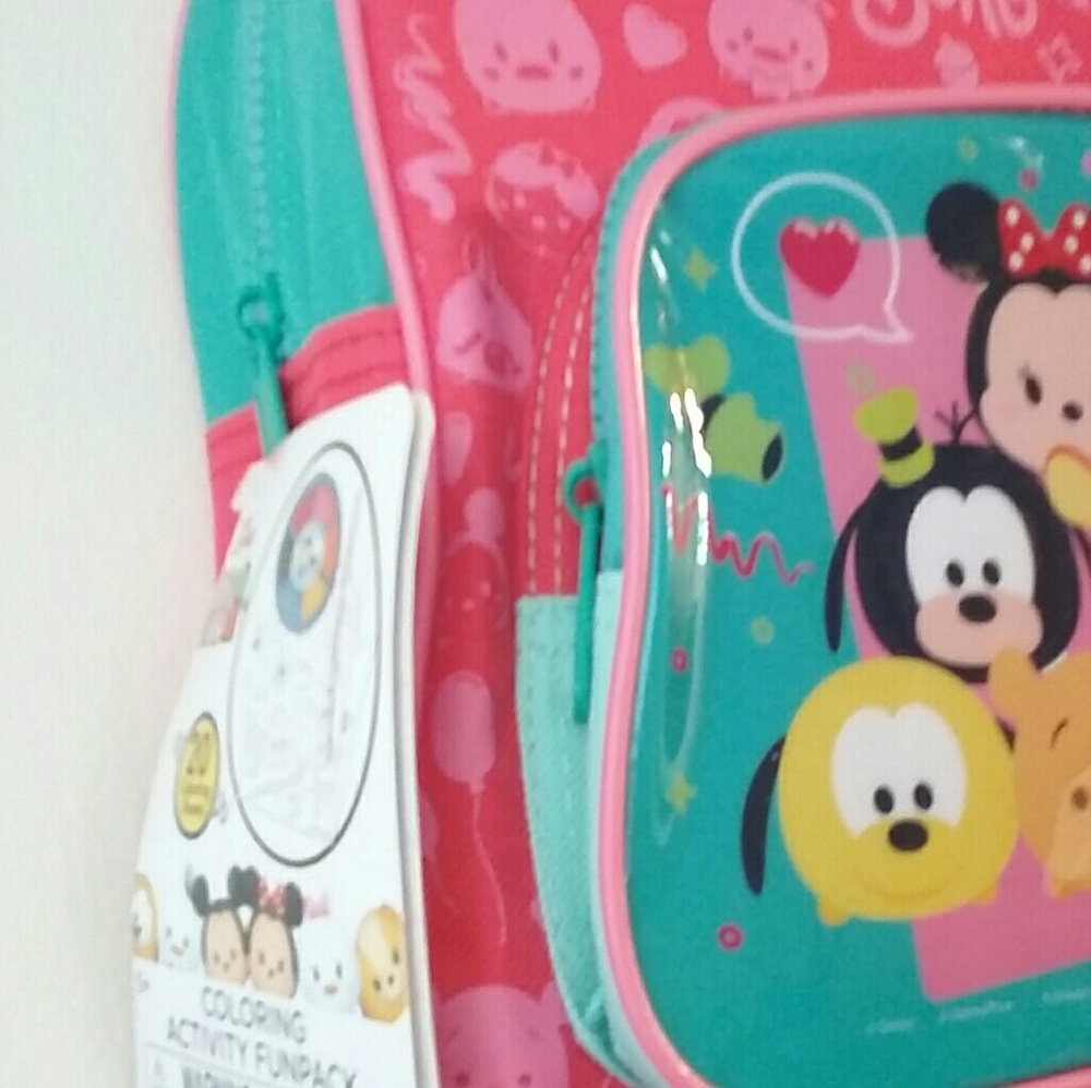 Tsum Tsum Mini Backpack With Coloring Sheets Paint - Picture 2 of 4